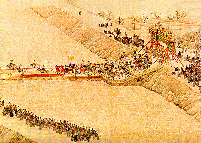 清朝皇帝出巡图片