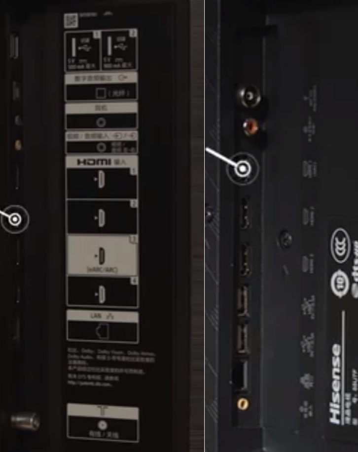 0接口;而索尼x9500h为4个hdmi2.0接口和2个usb2.