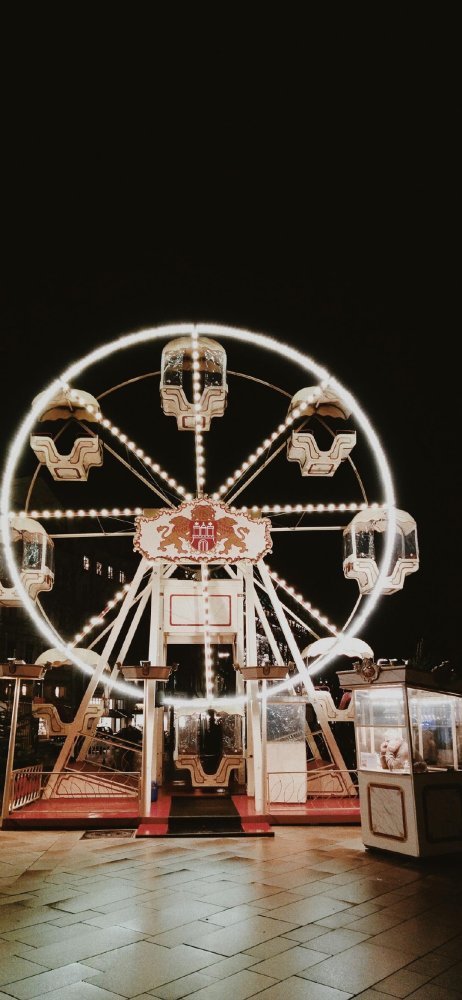 分享一组摩天轮手机壁纸,还记得你坐摩天轮什么时候吗?