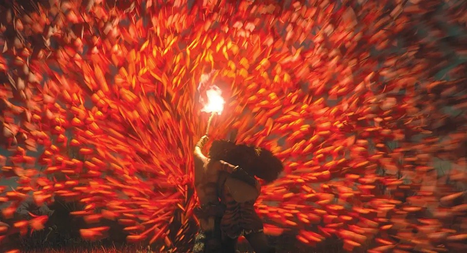 《疯狂原始人2》:中二又爆笑,雷霆狂花和她们的三个废柴男人