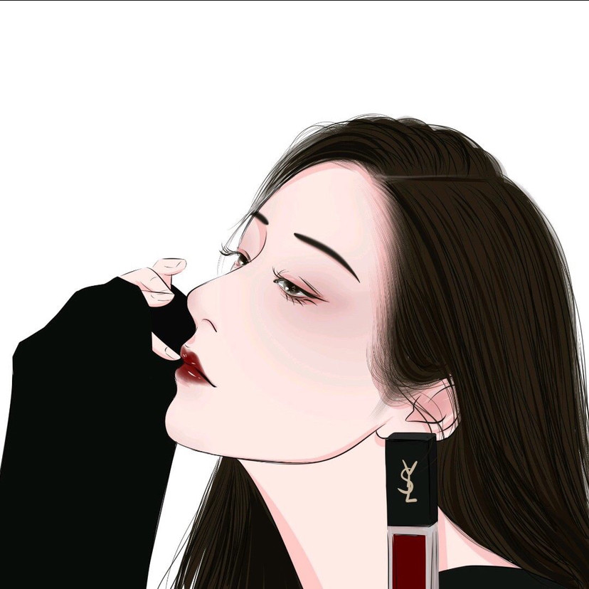 手绘女生头像 太美了