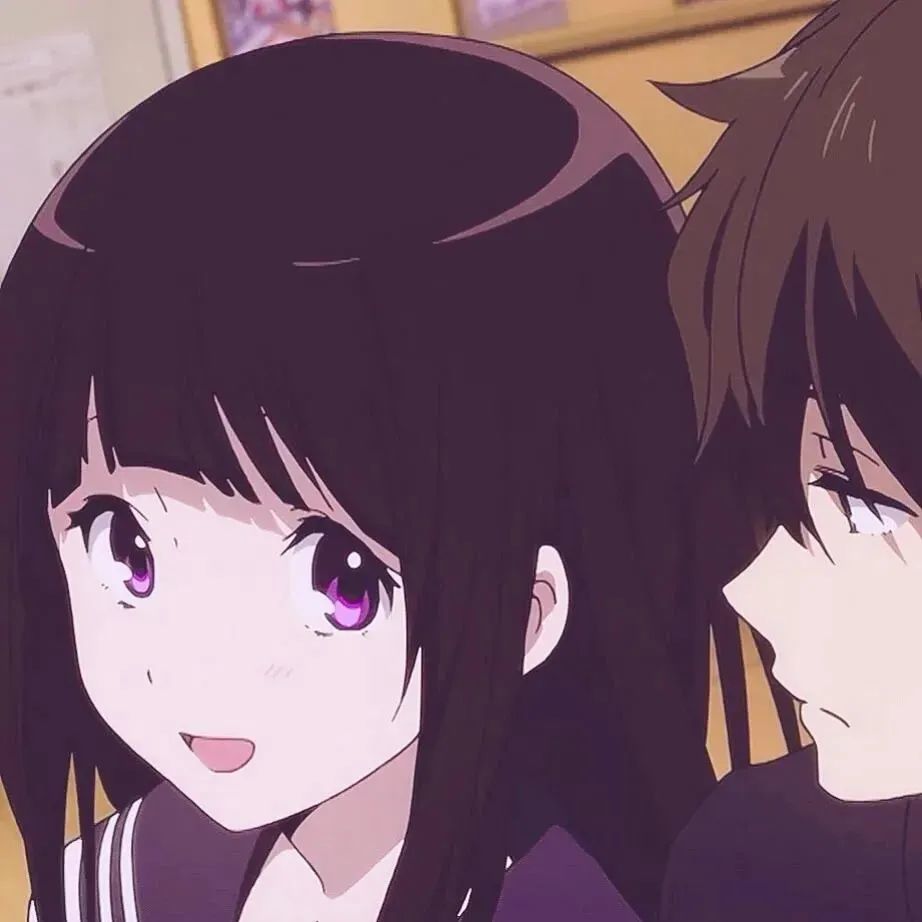 冰菓情侣头像|热爱漫无边际