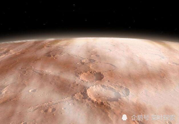 往往风吹沙起,沙尘滚滚,形成范围宽达数千公里的沙尘暴由于火星引力小