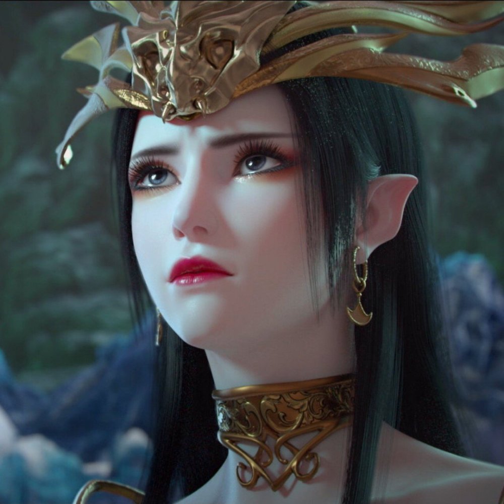 来欣赏一下美杜莎女王的盛世美颜