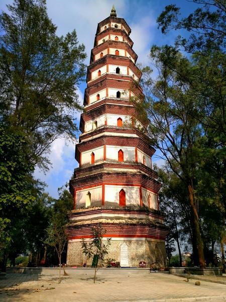 浔州八景之一,有东塔回澜之称,广西桂平东塔|东塔公园|浔州|广西|桂平