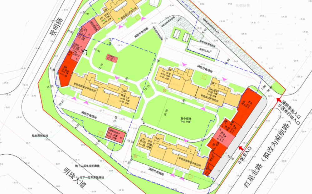 荆州沙北新区新增一个楼盘规模不大仅4栋楼有2个设计亮点