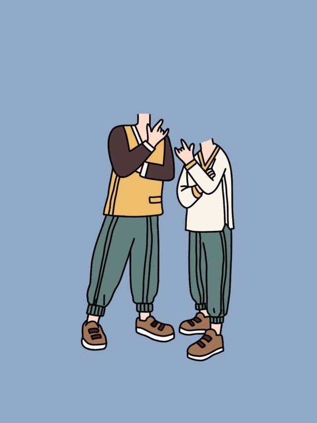 情侣抠图壁纸是你们的专属呀