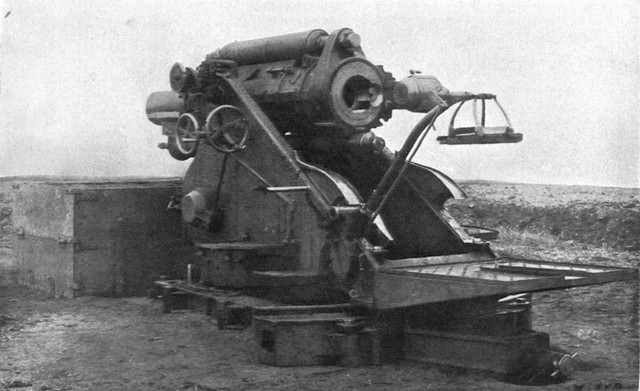 一战英国8英寸榴弹炮图片