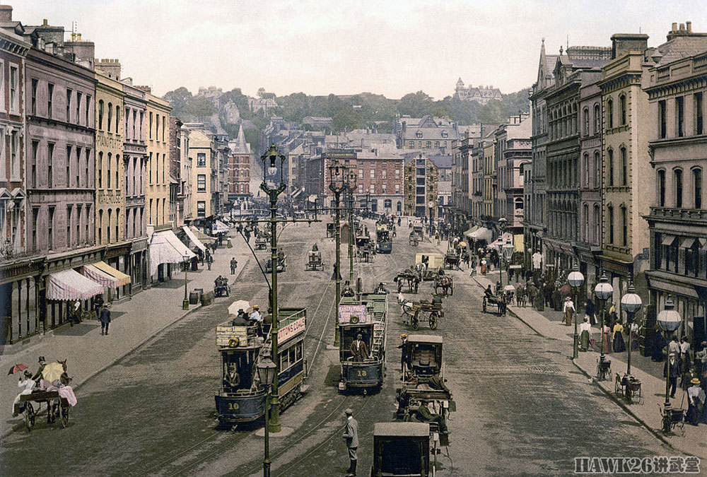 100年前英国军队放火烧毁爱尔兰科克市以报复游击队袭击军车