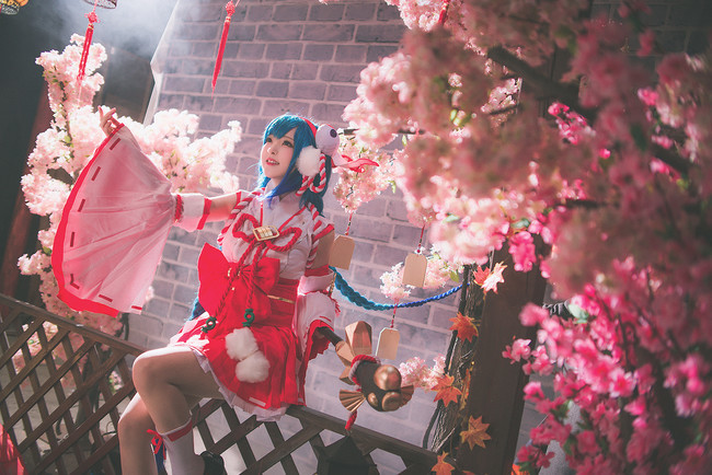 【王者荣耀】cos正片 大乔伊势巫女