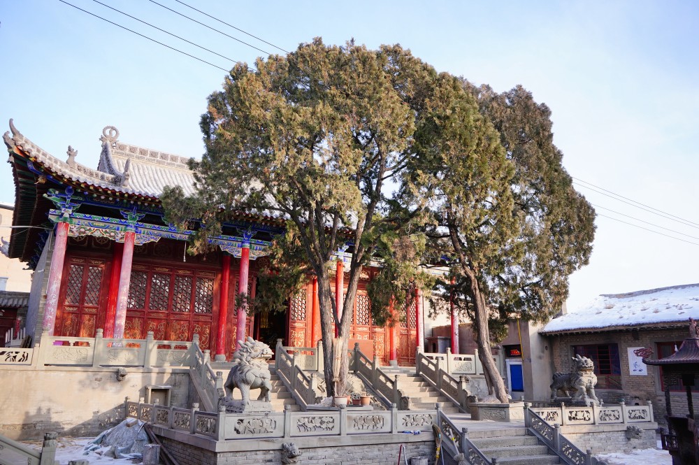 大榆树寺庙图片