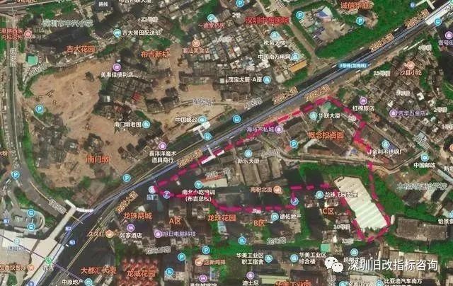 深圳龙岗区布吉街道木棉湾入口片区城市更新旧改