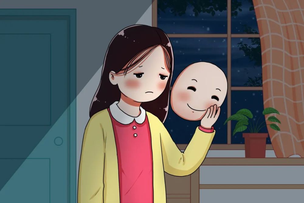 我想,多是为了应付工作和人际,不得不保持一种"强颜欢笑"吧.