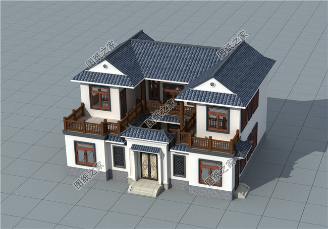 120平米左右农村小四合院设计,韵味十足,领略中式建筑的美_腾讯新闻