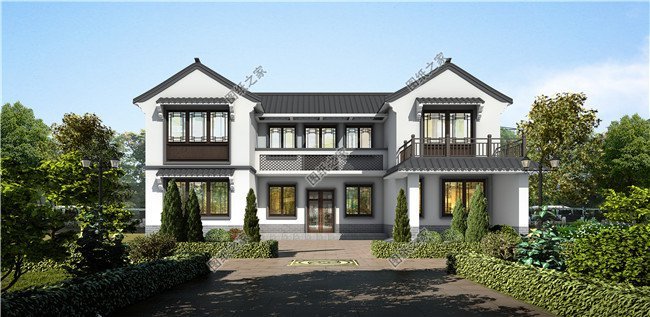 120平米左右农村小四合院设计,韵味十足,领略中式建筑的美_腾讯新闻