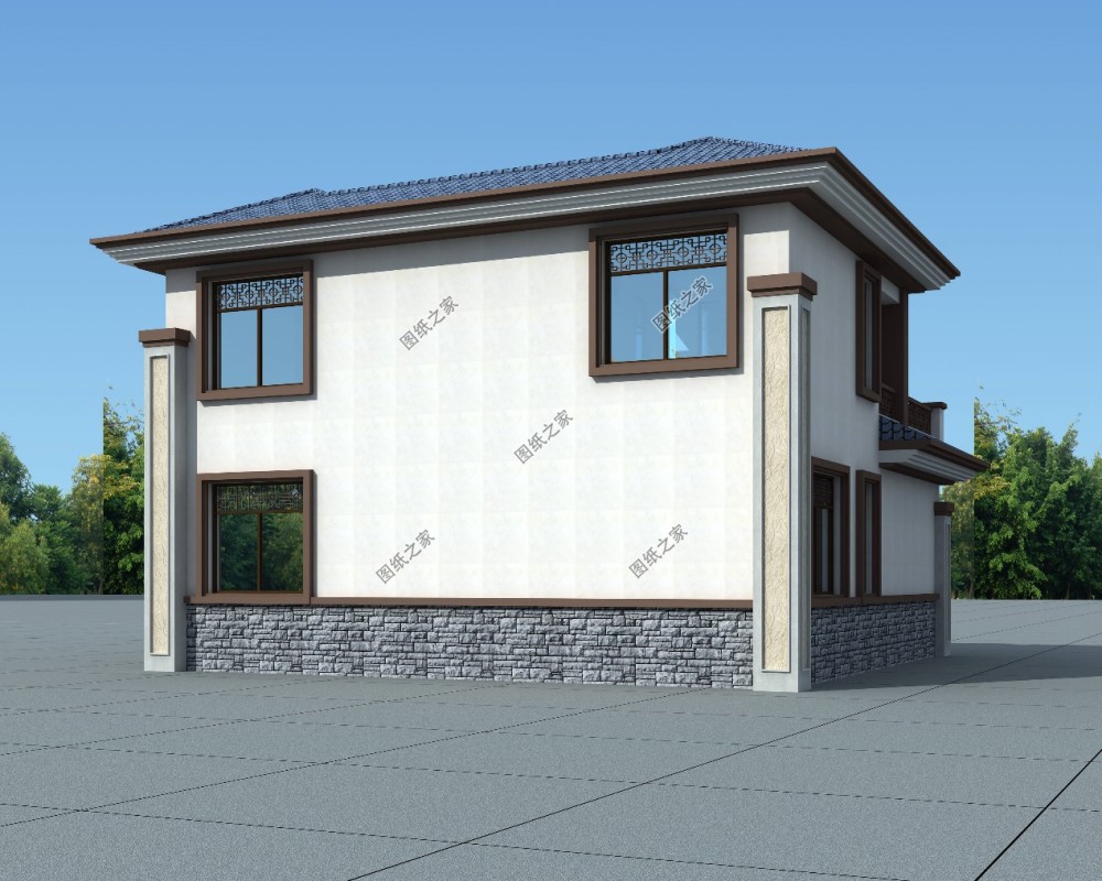 120平米左右农村小四合院设计,韵味十足,领略中式建筑的美_腾讯新闻