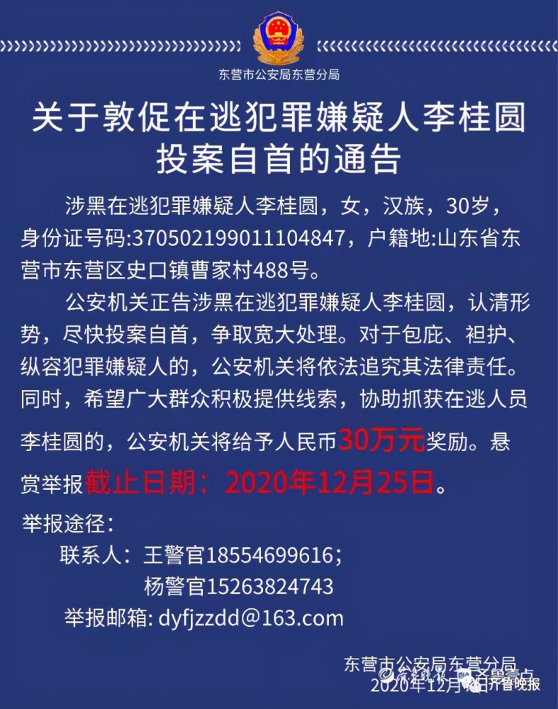 起底东营90后涉黑女头目李桂圆被称拼命三娘因100元赌气辍学