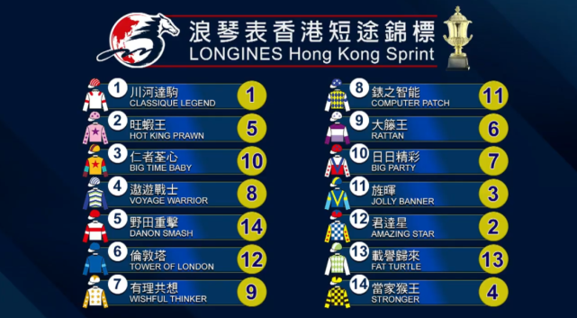 兩匹列陣浪琴錶香港短途錦標的日本代表