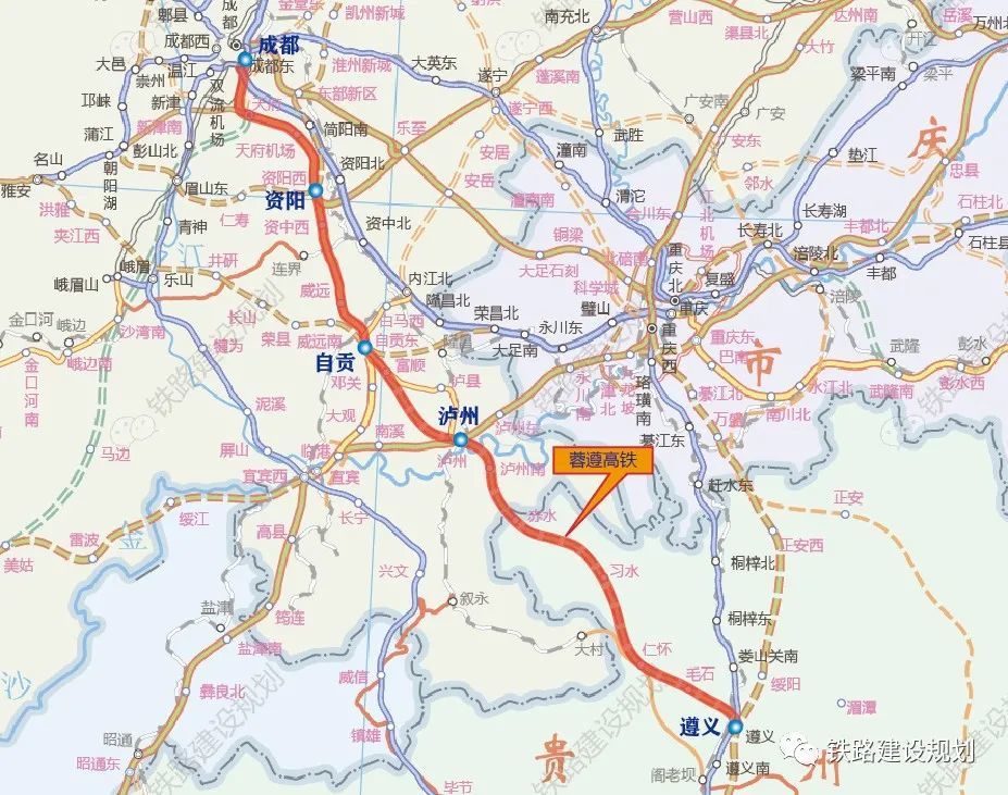 盼望已久泸遵高铁传来新进展又将新建2条高速途经这些地方