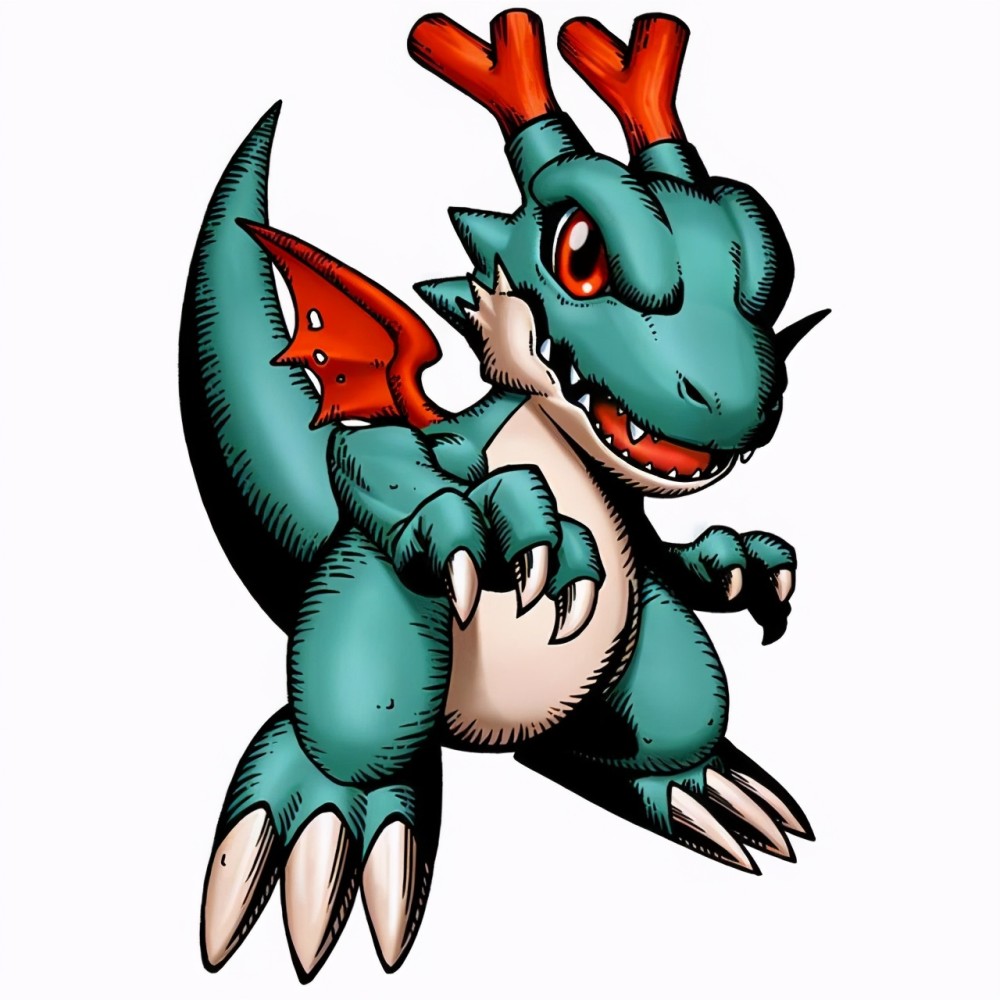 "飞龙兽"可以由成长期"贝塔兽"和"龙仔兽"进化而来,前者是绝大多数