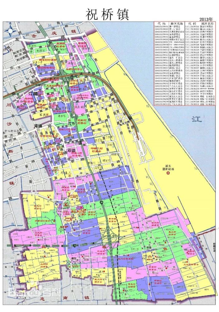 上海川沙古镇地图图片