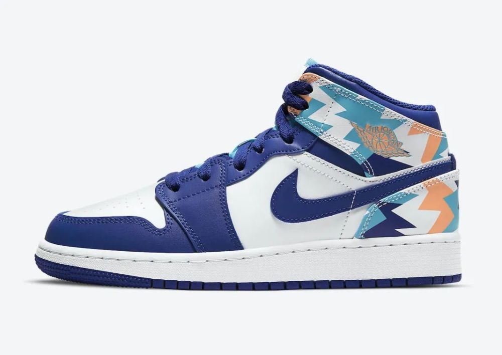 又在jordan上借鉴新元素aj1midgs新配色官方图公布