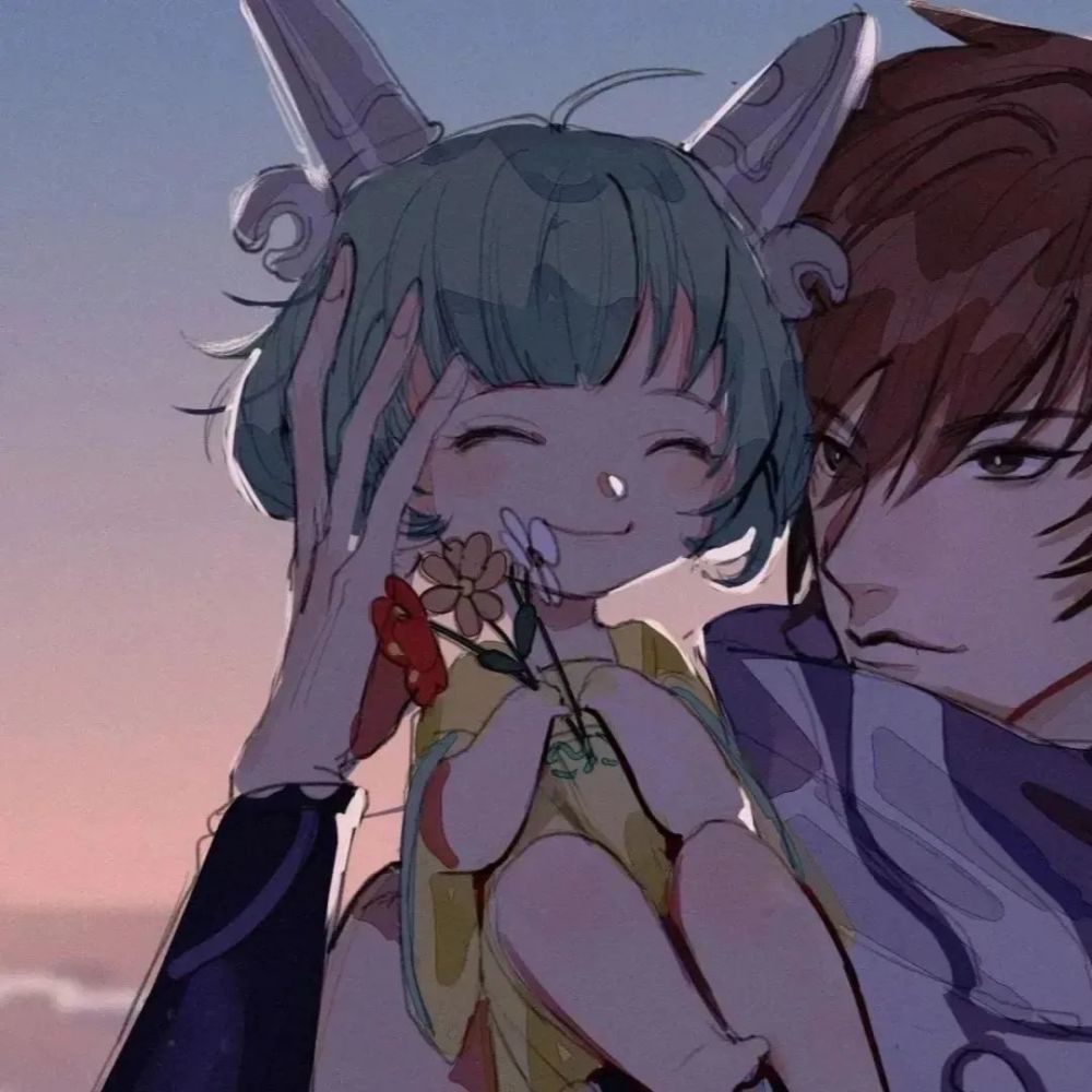 王者荣耀头像第56期澜男友力爆棚情侣头像走到哪里都抱着蔡文姬