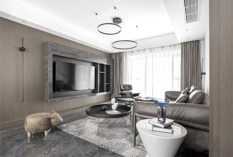 南开府145㎡现代简约风格半包装修