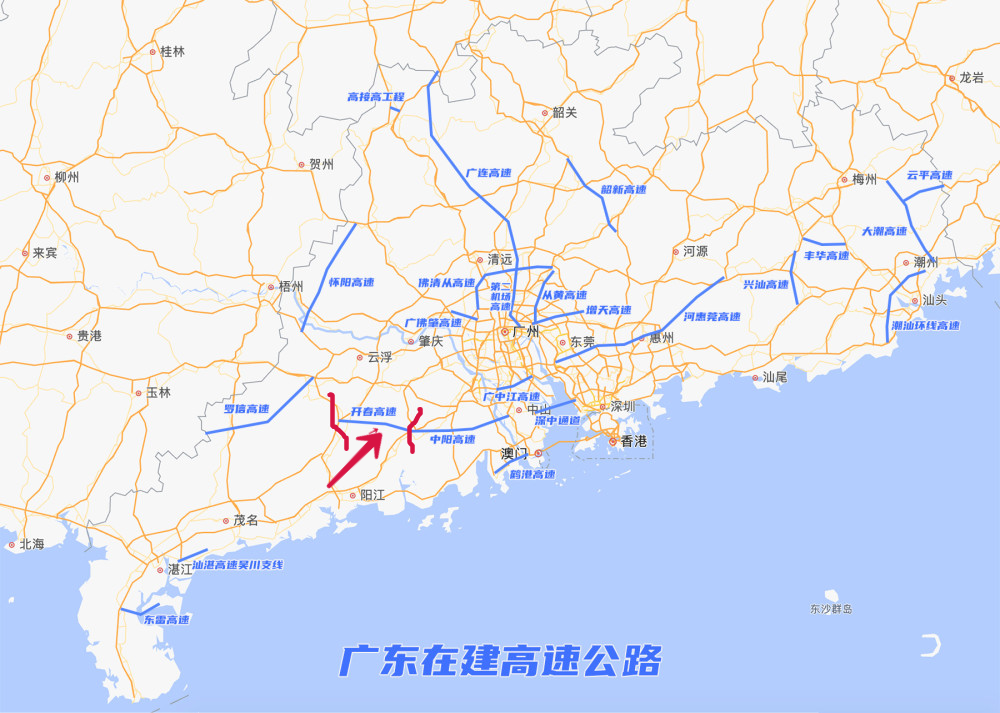 g240国道广东段线路图图片