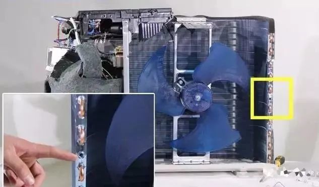拆开空调，看看价格相差几百的区别  第3张