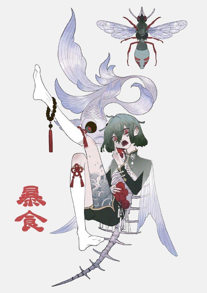 七宗罪拟人嫉妒和懒惰颜值最高暴怒还被铁链捆着