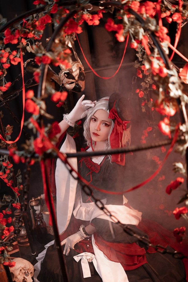 第五人格红夫人仲夏茶会cosplay