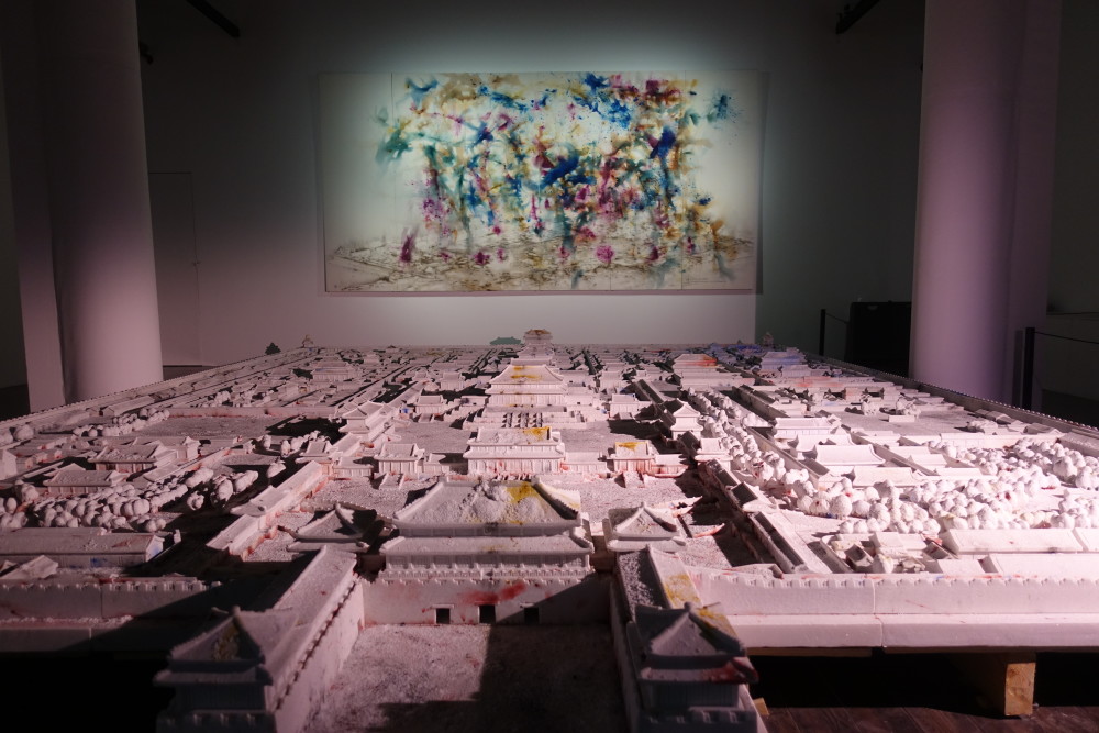 蔡国强艺术展故宫开幕展现远行与归来