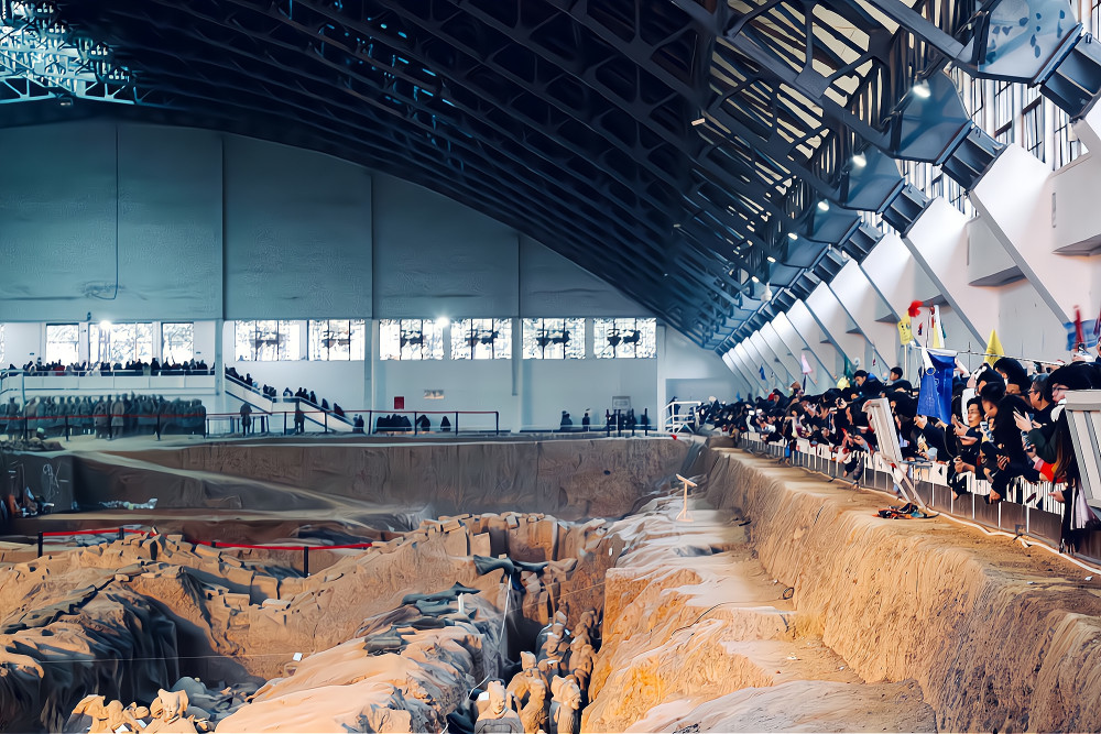 实拍西安兵马俑世界第八大奇迹之一原来他们也有身份证