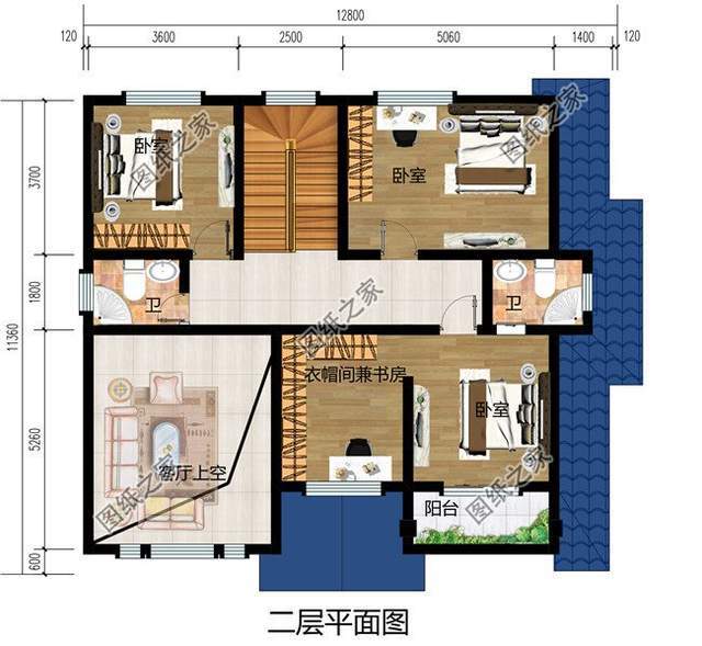 5款小戶型二層樓房簡歐風格農村建房非他莫屬