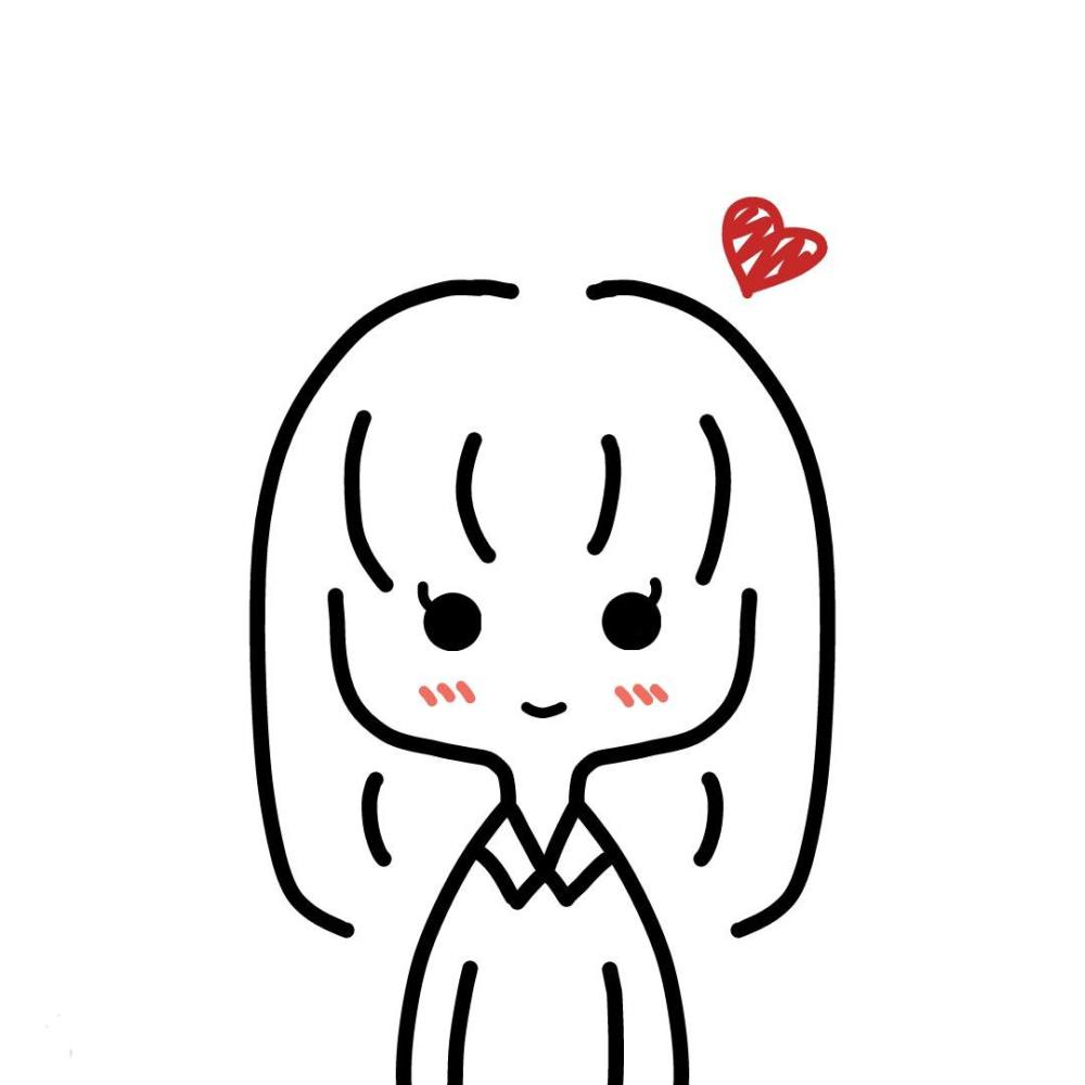 简笔画头像系列:我们都是热爱简单的人