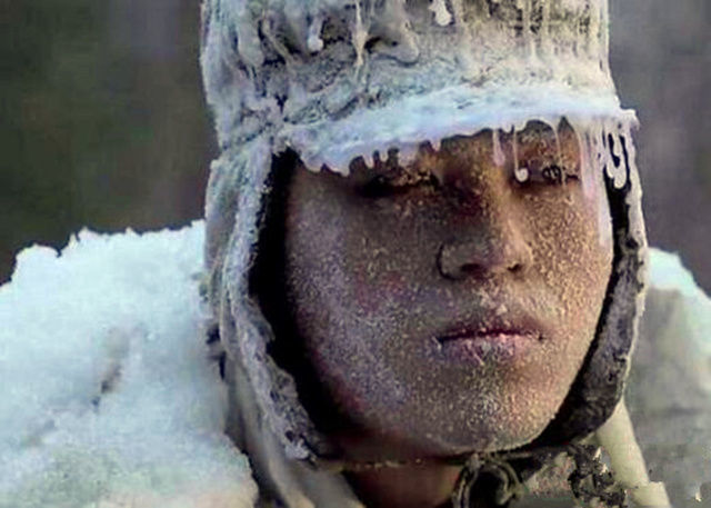 在抗美援朝的1950年冬天,志愿军进入北朝,那个时候的叛军气温的零下30