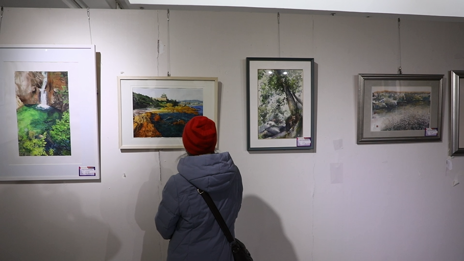 第六届"水彩崂山"青岛当代水彩艺术研究院水彩画展地址:崂山区美术馆