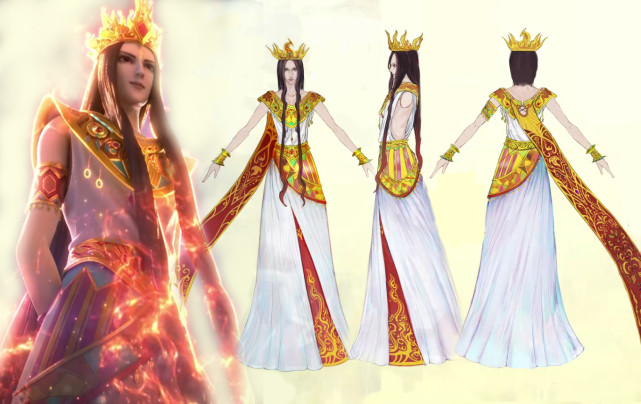 叶罗丽:动画和原画建模对比,火领主营养不良,灵公主