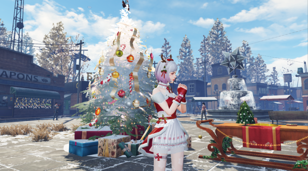 《明日之后》时装爆料:圣诞钟声响,戴上鹿角去许愿!