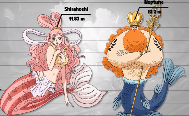 2m白星深海世界鱼人岛龙宫王国的公主,可以称的上是海贼王作品中最