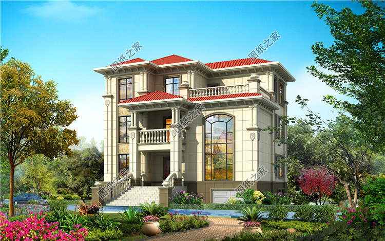 农村30万左右别墅设计图,建好了之后邻里乡亲常来家里做客