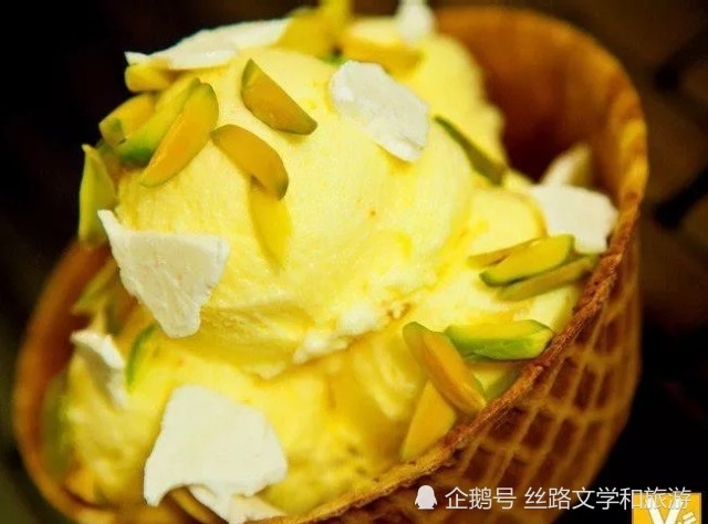 伊朗藏红花冰淇淋制作