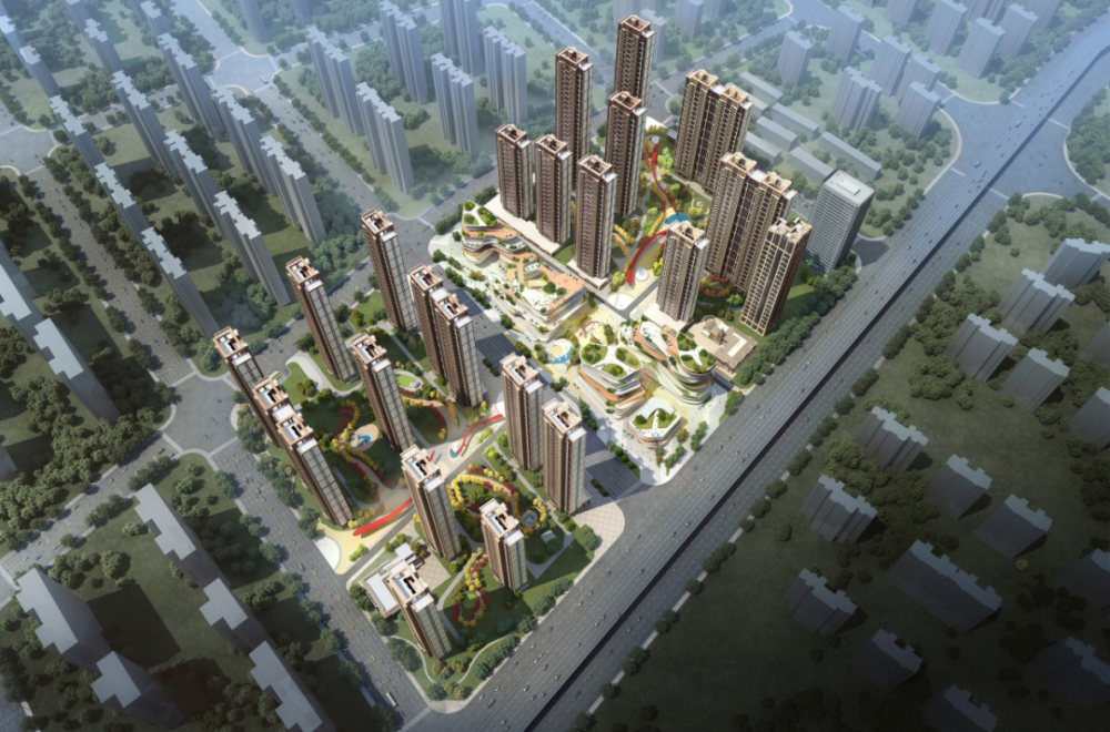 预见洪山白沙洲青菱片区新增9个大型商业体设计效果图提前曝光