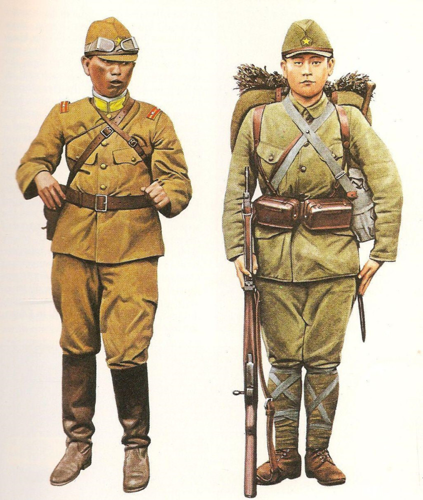抗日战争时期日本军服图片