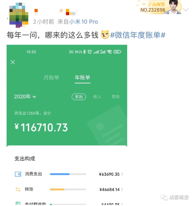 微信年度賬單來了!看完你都想問自己:錢呢?錢去哪兒了!