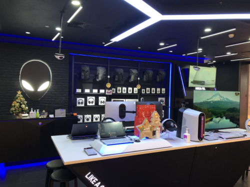 上海外星人alienware電腦旗艦店實體店