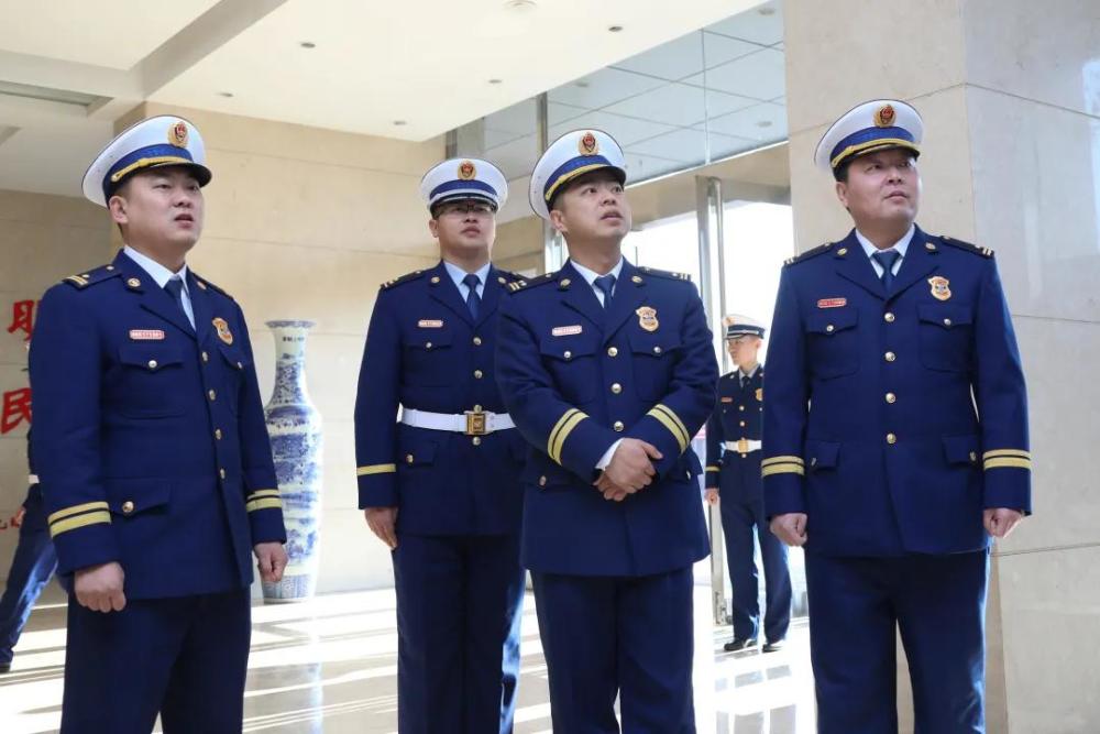 晋中市消防救援支队支队长高磊调研指导介休大队正规化建设工作