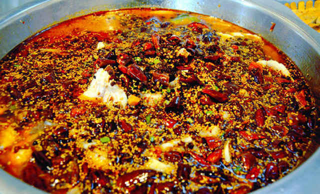 山东济宁特色美食唐口麻辣鱼