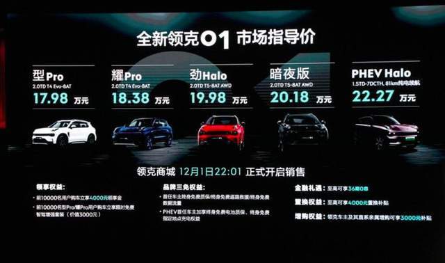 30万以下当真没对手 全新领克01产品力解析 腾讯网